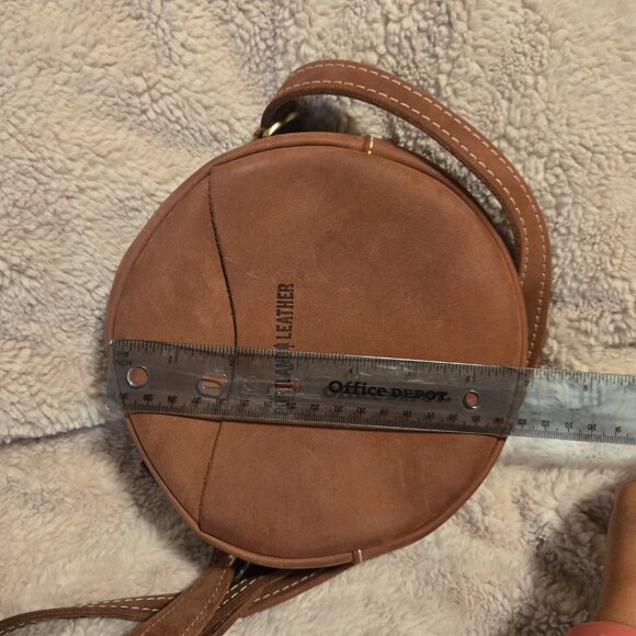 Portland Leather Goods Small Round Crossbody - Picture 11 of 13